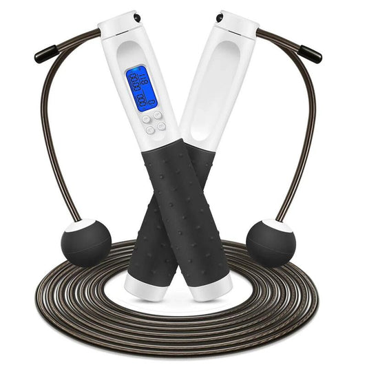 MOVTOTOP Electronic Counting Jump Rope Cord/Cordless 2 in 1 Professional Fat Bur